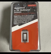 Outdoor Outlet Cover Extra-Duty In-Use Weatherproof Outdoor Decorator/Gfci Recep