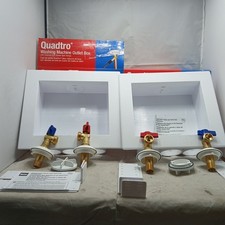 2 Pack Washing Machine Outlet Box'' Oatey Quadtro Options Model 38529 (NOB)