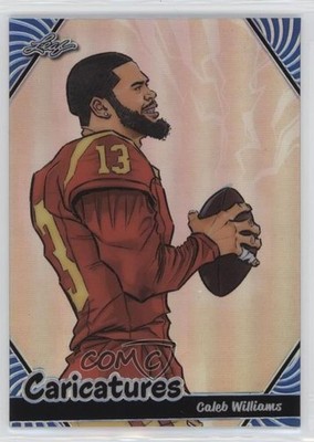 2024 Leaf Caricatures Blue 66/75 Caleb Williams #C-07 Rookie RC 03ox