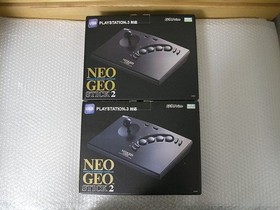 Lot 2 Playstation 3 Compatible USB Controller Neo Geo Stick2 EX0025 PS3 Unused