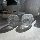 Vintage Waterford Crystal Globe Candle  Holders