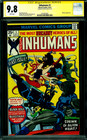 INHUMANS #1 ~ 1975 ~ CGC 9.8 WHITE SIGNATURE SERIES STAN LEE