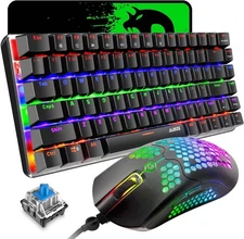 Wired Blue Switch Gaming Keyboard And Mouse Set Gaming Keyboard And Mouse Set
