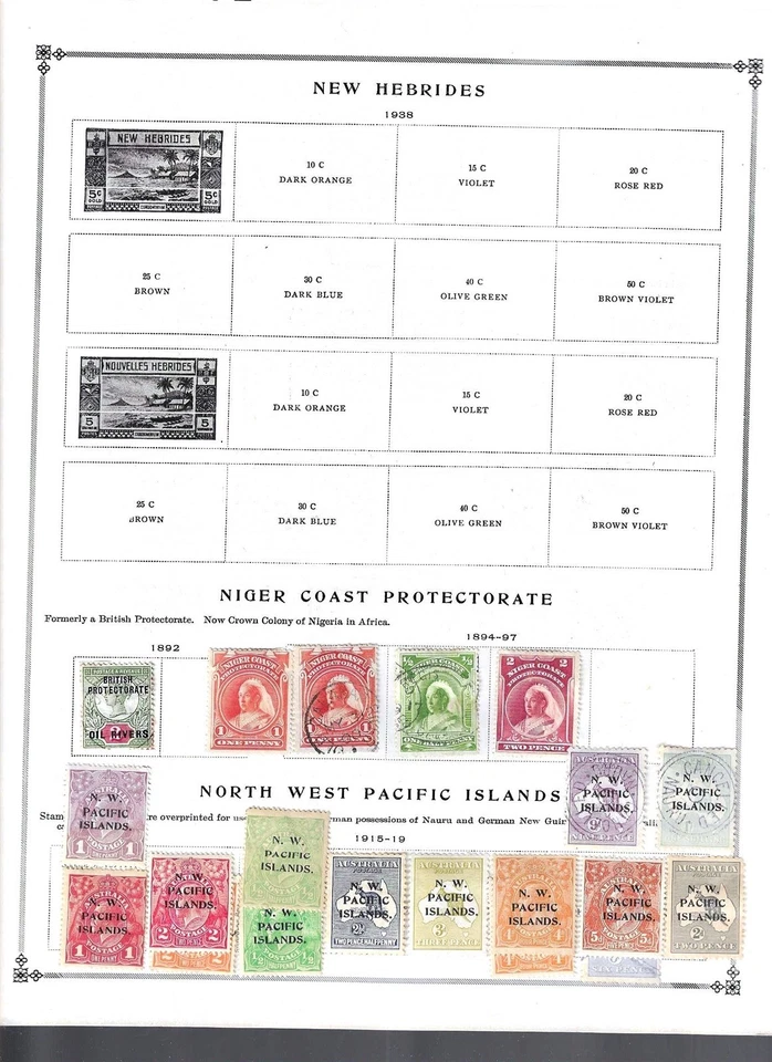 Kenr2: New Guinea New Hebrides NSW  from 18 Vol Scott International Collection - Image 3 of 4