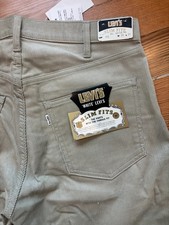 LEVIS 'White Levis' Corduroy 100 cotton Early 60s Japan Repro yr 2000 NOS sz 33