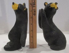 numbered BEARFOOTS Book End Bears - Jeff Fleming - Simon Schuster - JMF 7" tall