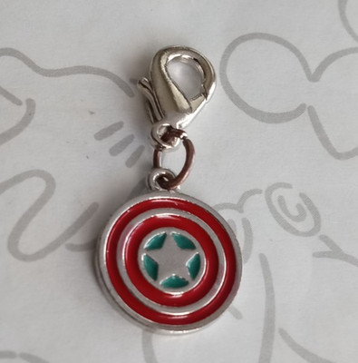Captain America Shield Marvel Disney Clip on Add a Charm