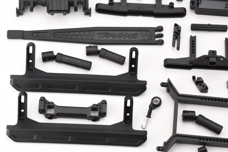 Fits Traxxas TRX-4 CHEVY K5 BLAZER Rock Sliders RX Box Shafts Mounts Skid Block - Image 3 of 4