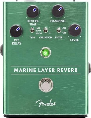 Fender Marine Layer Reverb Pedal (Batterien nicht enthalten)
