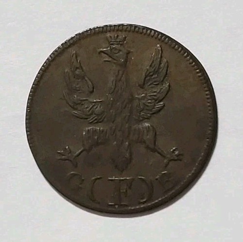 1821 FRANKFURT German States 1 Heller coin
