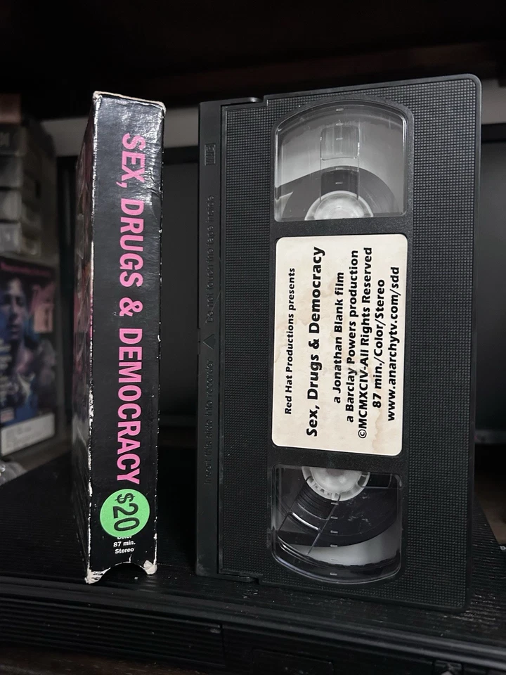 Sex, Drugs and Democracy VHS Tape Wild Video HTF OOP Anarchy TV 1994 - Image 2 of 4