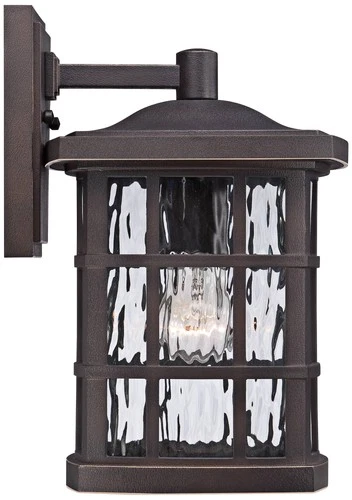 Quoizel Stonington 13" High Bronze Outdoor Wall Light - Picture 4 of 4