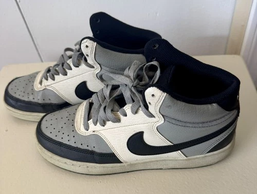 Mens Nike Court Vision Mid Light Smoke Grey DN3577-002 Sz 7.5