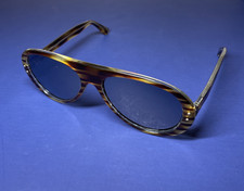 Vintage 60s 70s Mirrored Polarized Brown Aviator Sking Sunglasses 9185 Japan