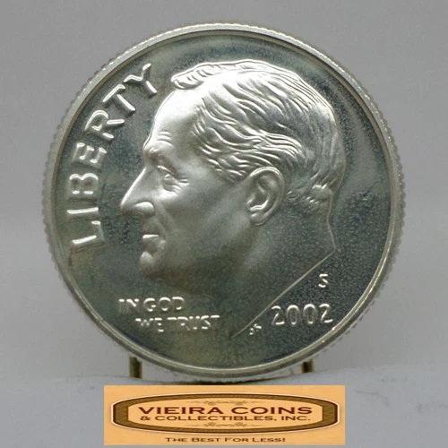 2002-S Roosevelt Silver Proof Dime  - #C56467NQ