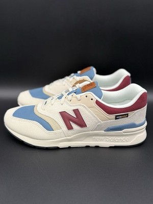 New Balance 997H Beige Shoreline Blue Men's Shoes Sneakers CM997HNL