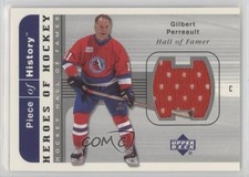 2002 Upper Deck Piece Of History Heroes Hockey Jerseys Gilbert Perreault HOF rp9