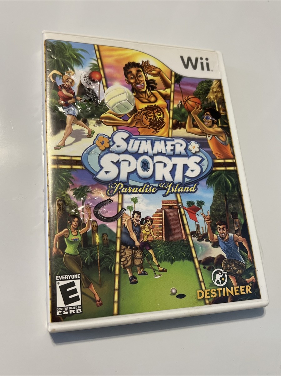 Summer Sports: Paradise Island Nintendo Wii 2008 Video Game Mini