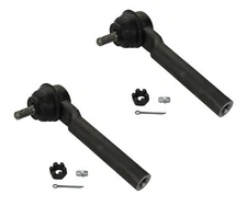Pair Set of 2 Outer Steering Tie Rod Ends Moog for Fiat 500 2012-2017