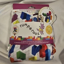 Kanga Care X Tetris BLOCK PARTY Rumparooz One Size Pocket Cloth Diaper NIP