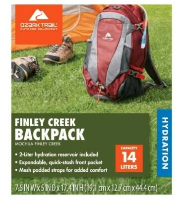 OZARK TRAIL 14 liter Hydration Pack w/ 2 L Water Reservoir - Outdoor Equipment Backpack