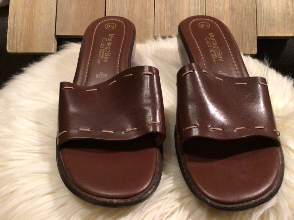 Leather collection sale sandals