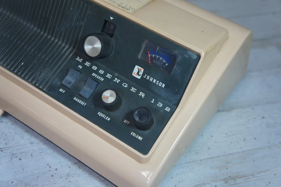 De Colección Johnson Co AM Transceptor Modelo 242-0132 Teléfono Estilo Auricular PIEZAS/REPARACIÓN Foto 4 de 4