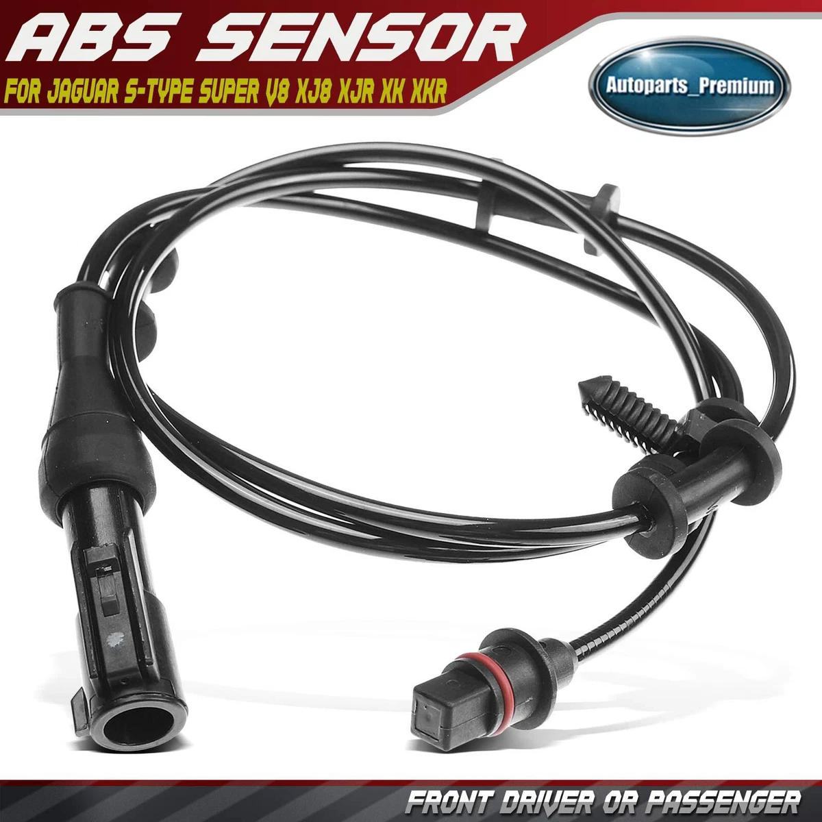 ABS Wheel Speed Sensor for Jaguar S Type Super V8 XJ8 XJR XK XKR Front LH RH