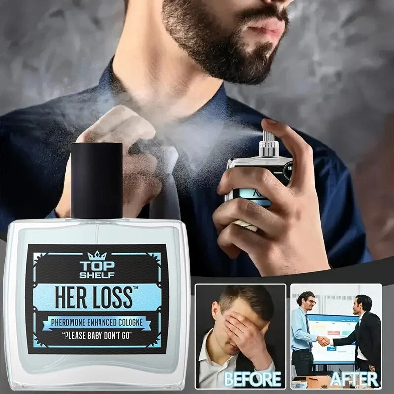 Her Loss Colonia para Hombres Eau De Cologne Aroma Herbal Natural Larga Duración Foto 2 de 4