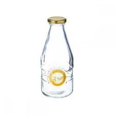 Kilner Vintage Twist Top Multi-Purpose Milk Bottle 1/3 Pint 189ml Clear