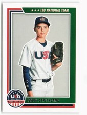 2022 Zach Strickland Panini USA Baseball Stars & Stripes Rookie