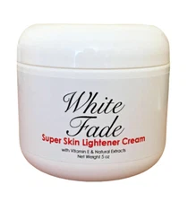 Super Skin Lightener Cream: Eliminan Las Manchas Oscuras Para piel Clara, 5oz.