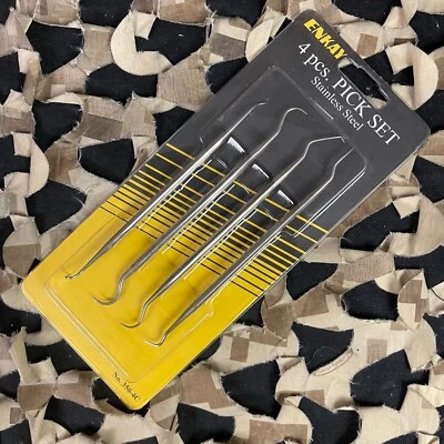 NEW Enkay 4 Pack Dental/Oring Pick Kit