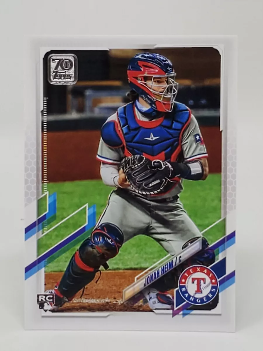 2021 Topps 628 Johan Heim RC Texas Rangers eBay