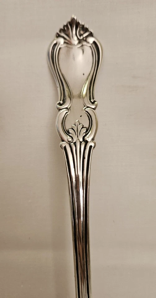 Newell Harding Boston Antigua Moneda Americana Pura Plata 12" Cucharón 8.39 OZ Foto 2 de 4