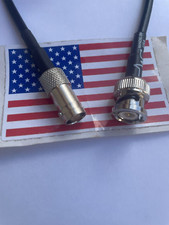 1 ft BNC Male to BNC Female RG-58 Jumper Coax Cable MADE IN USA