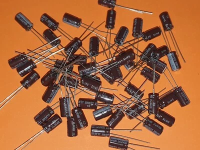 YAGEO 50x Elko 0,47µF / 450V 6x11mm 105°C 0,47uF