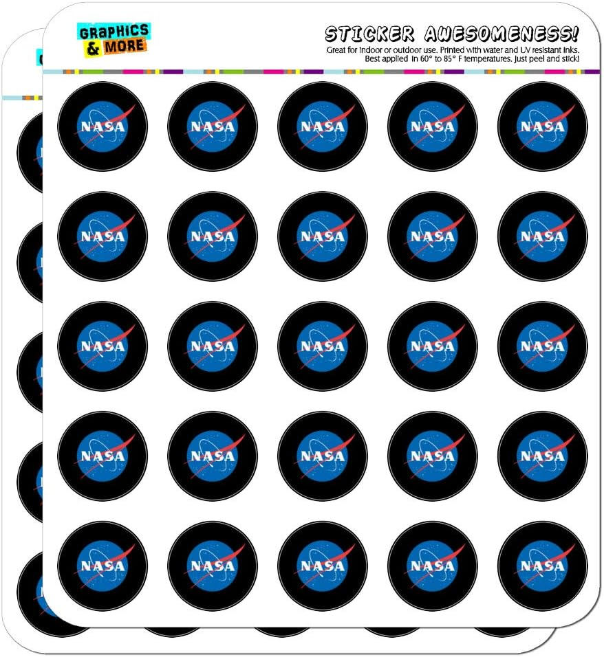 NASA Official Meatball Logo Planner Calendar Scrapbooking Crafting Stickers