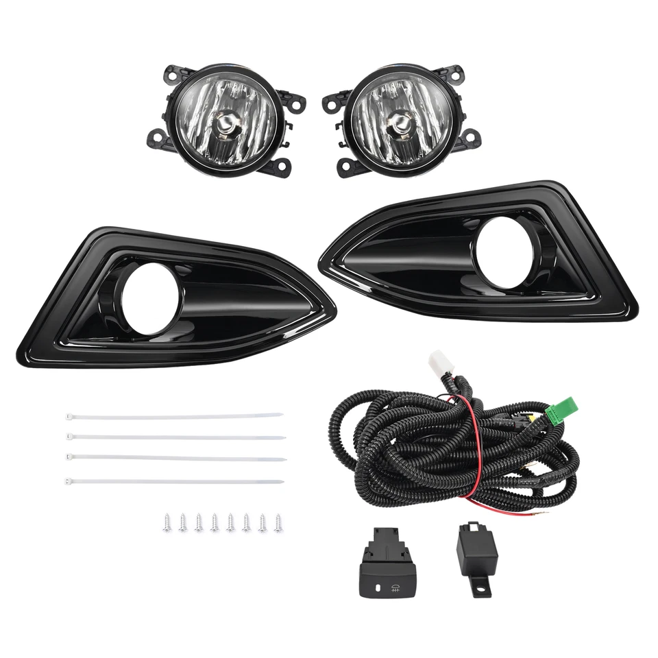 Par de luces antiniebla transparentes para Ford Edge 2015 2016 2017 2018 lado derecho e izquierdo Foto 2 de 4