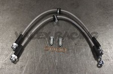 Stainless Steel Ss Front Brake Line Replacement Kit For 90-97 Honda Accord