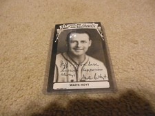 Waite Hoyt Autograph 3.5" x 5.5" Post Card