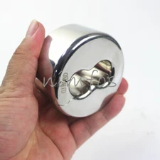 8 Sizes Groove Men Ball Stretcher Weight Stainless Steel Enhancer Chastity Ring