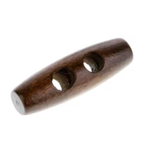 20pk Horn Toggle Buttons for Coat Jacket Duffle Sewing DIY Buttons 3cm