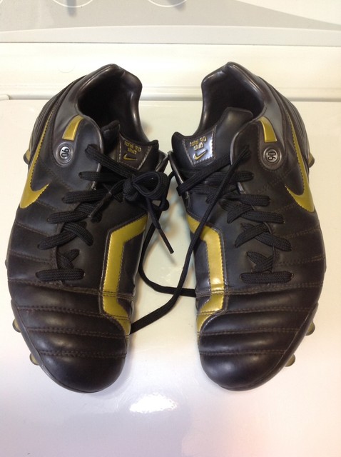 Nike Total 90 Shift Soccer Cleats Size 5.5 Black & Gold | eBay