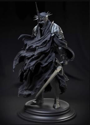 Anime Witch-King Figure Unpainted GK Model 3D Print Unassembled Blank Resin Kits