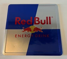 Red Bull Energy Drink Logo 10”x10” Tin Sign Man Cave | Game Room | Bar | Lounge