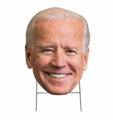 BIDEN BIG HEAD PRESIDENTIAL ELECTION 19''x14'' DEMOCRATIC YARD SIGN WITH STAKE USA