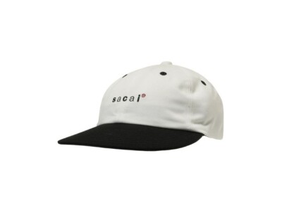 帽子 sacai x WTAPS Cotton Twill Cap sacai White & Black WTAPS Edition Cotton Twill Cap Sacai