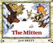 The Mitten: A Ukrainian Folktale, Brett, Jan