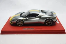 BBR FERRARI 296 GTB ASSETTO FIORANO GRIGIO CORBURN  1/18 New in Box -3 of 3 made